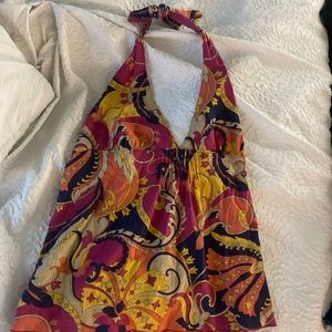 Vintage lucky halter top